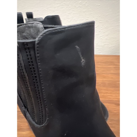 BC Shoe Women 8.5 Peep toe Bootie Black‎ Heel Breezy - Picture 4 of 9